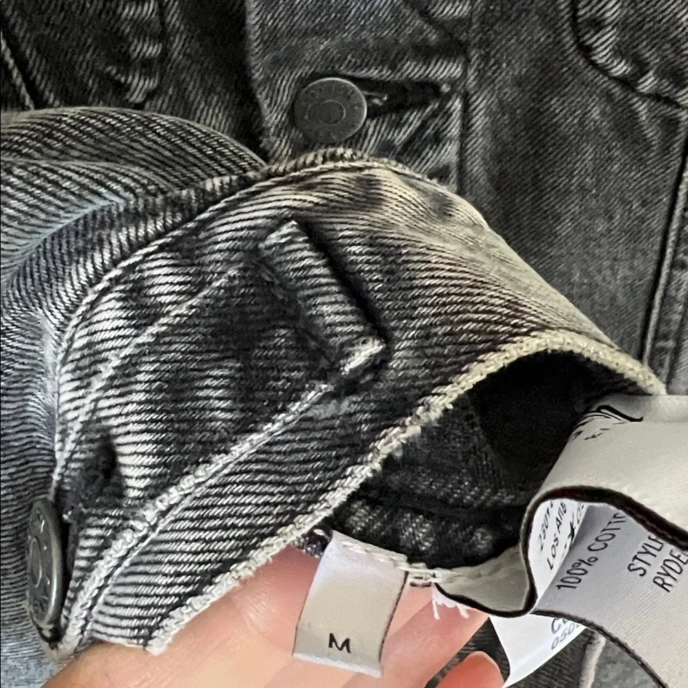 Boyish washed black ryder denim jacket - Picture 11 of 13